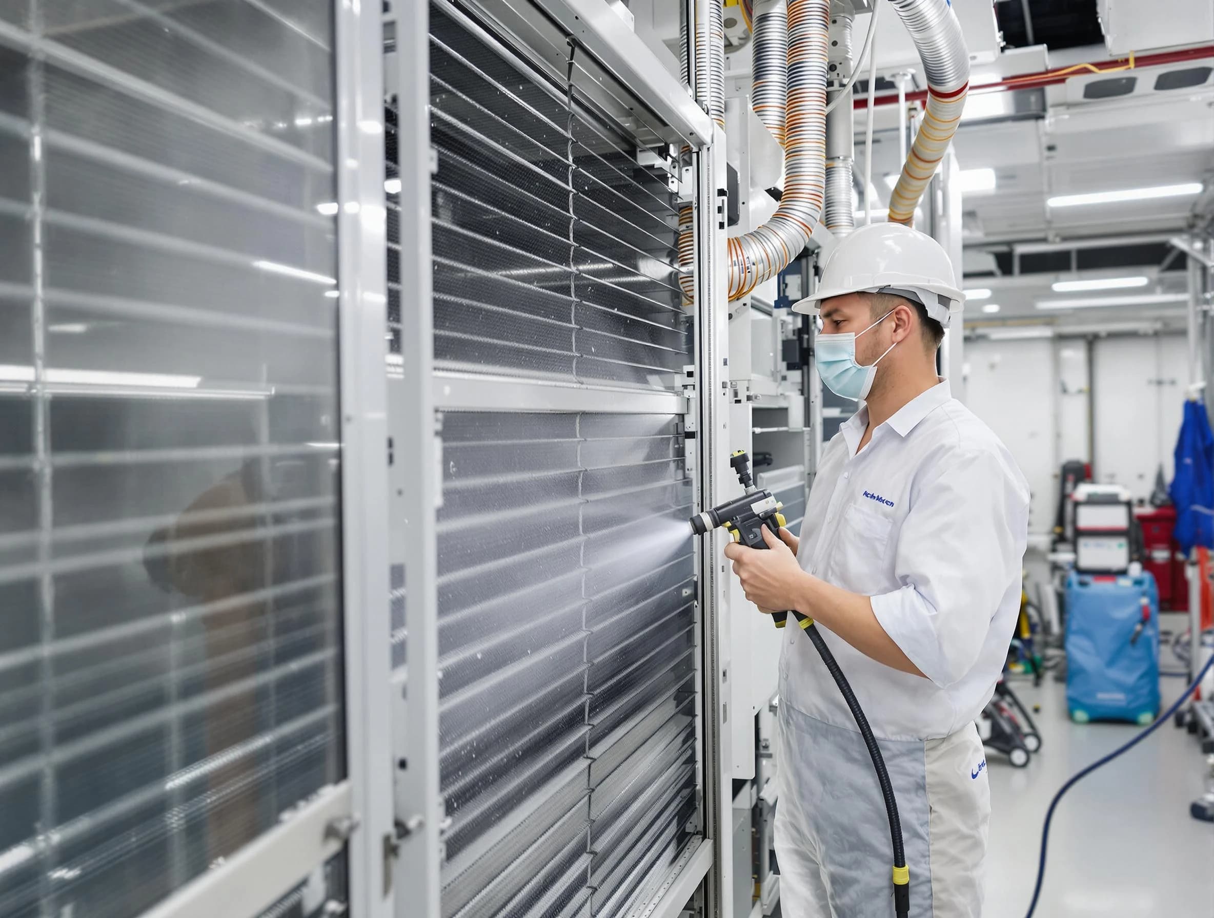 Professional AC coil cleaning by Sandston Air Duct Cleaning in Sandston