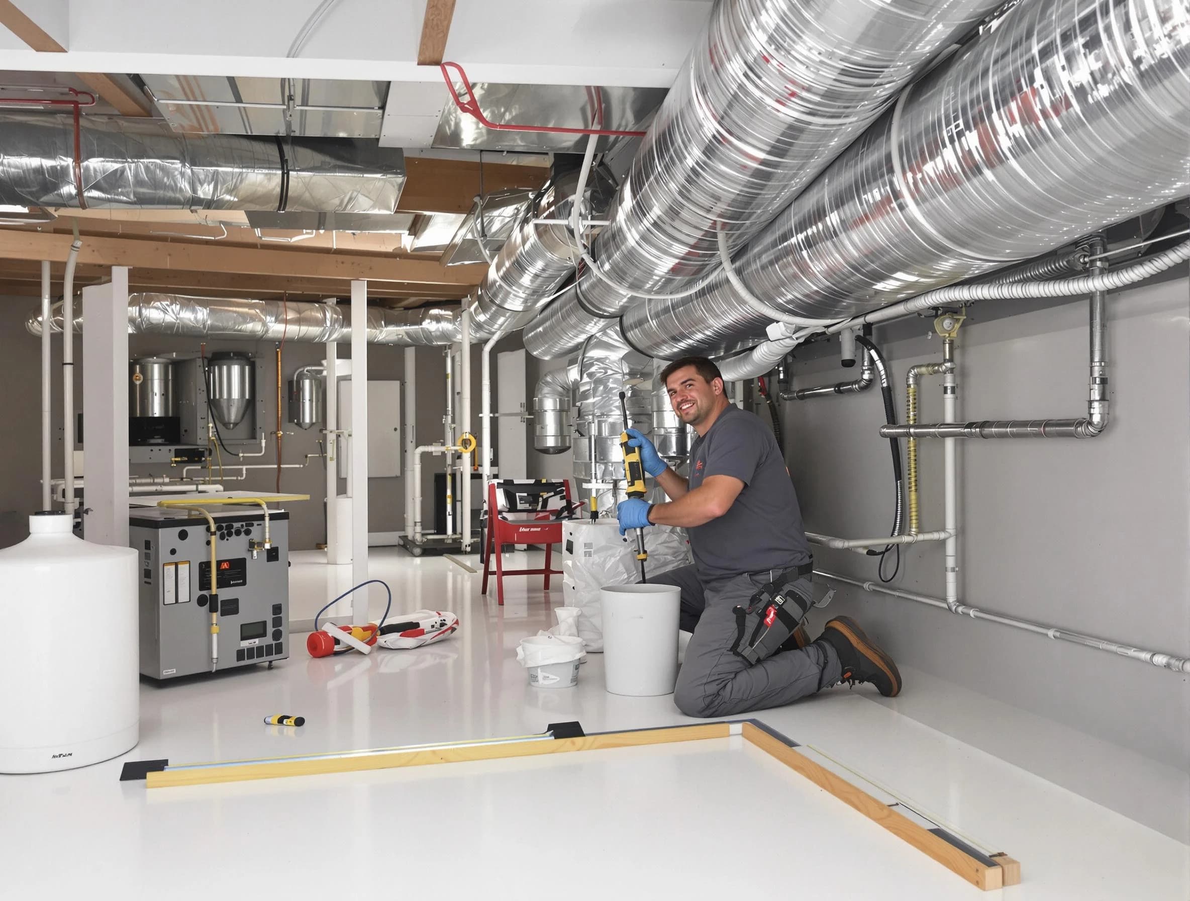 Professional duct sealing service by Sandston Air Duct Cleaning in Sandston