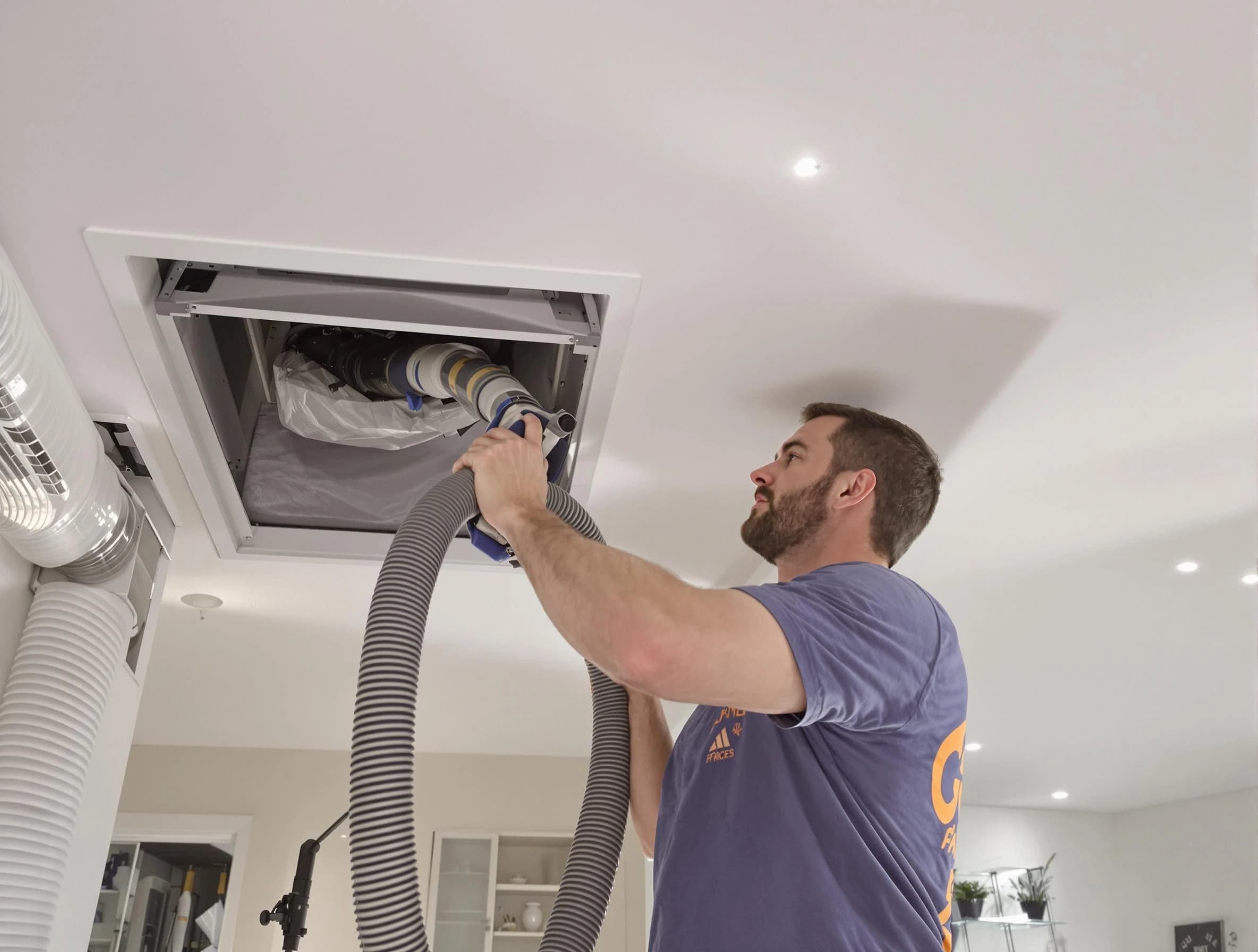 Precision indoor duct cleaning by Sandston Air Duct Cleaning in Sandston