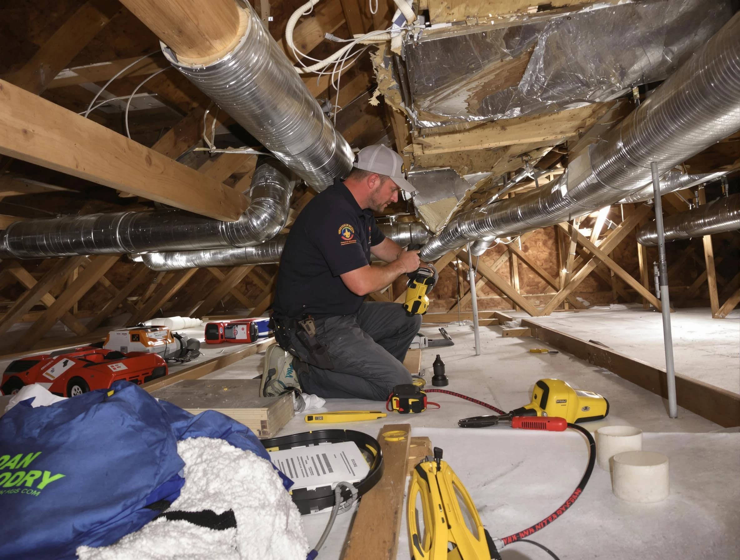 Professional air duct repair by Sandston Air Duct Cleaning in Sandston