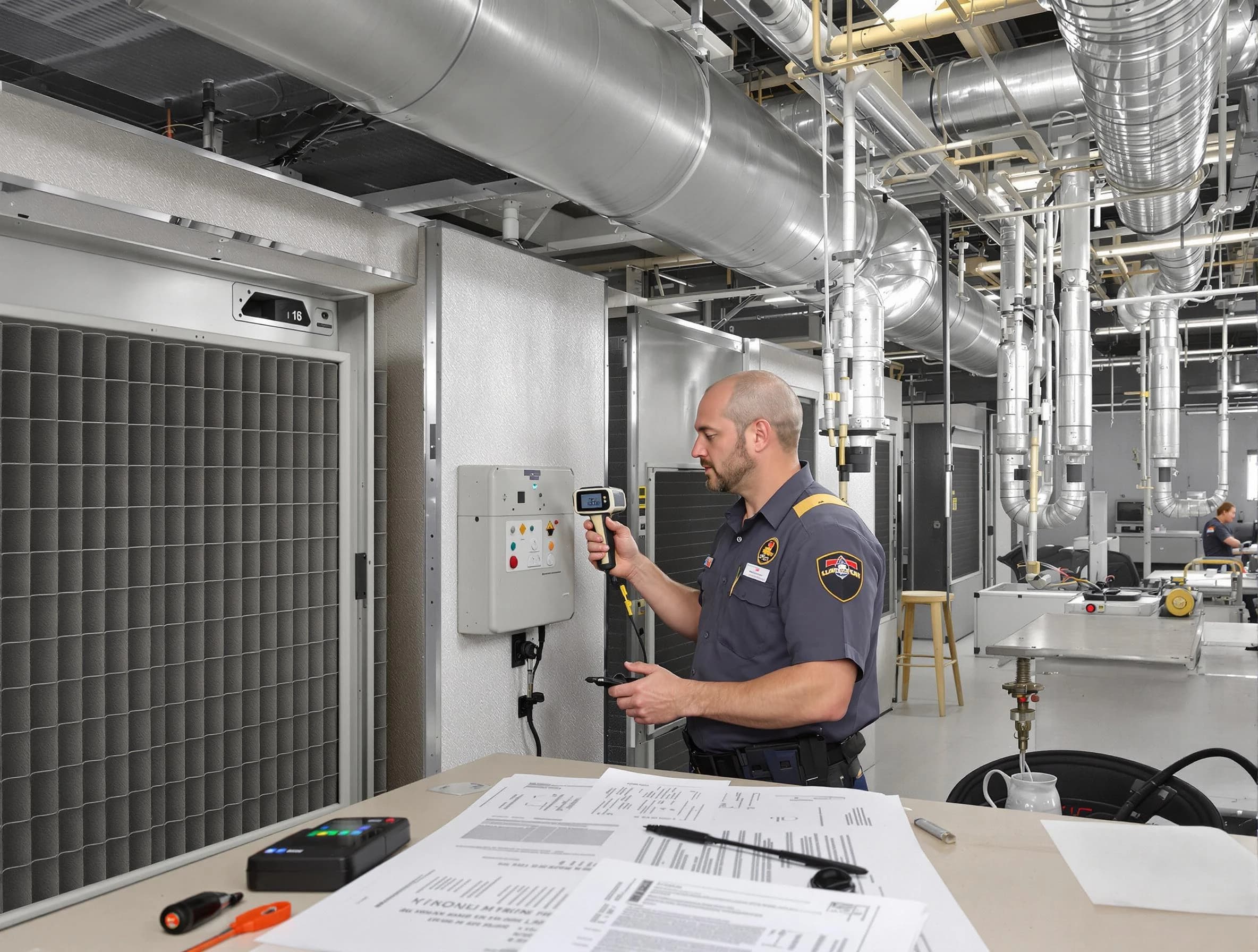 Professional filter system inspection by Sandston Air Duct Cleaning in Sandston