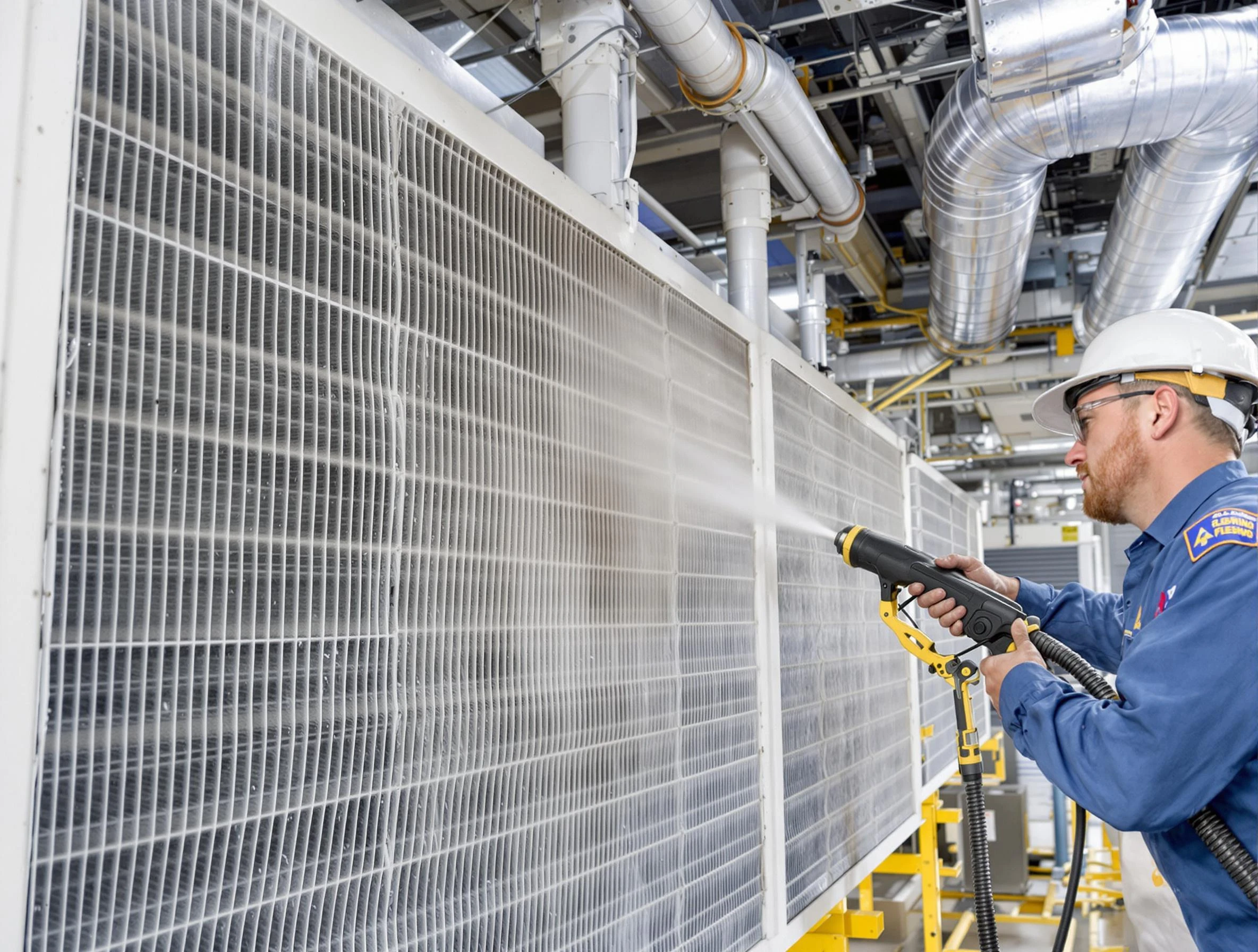 Professional commercial coil cleaning by Sandston Air Duct Cleaning in Sandston