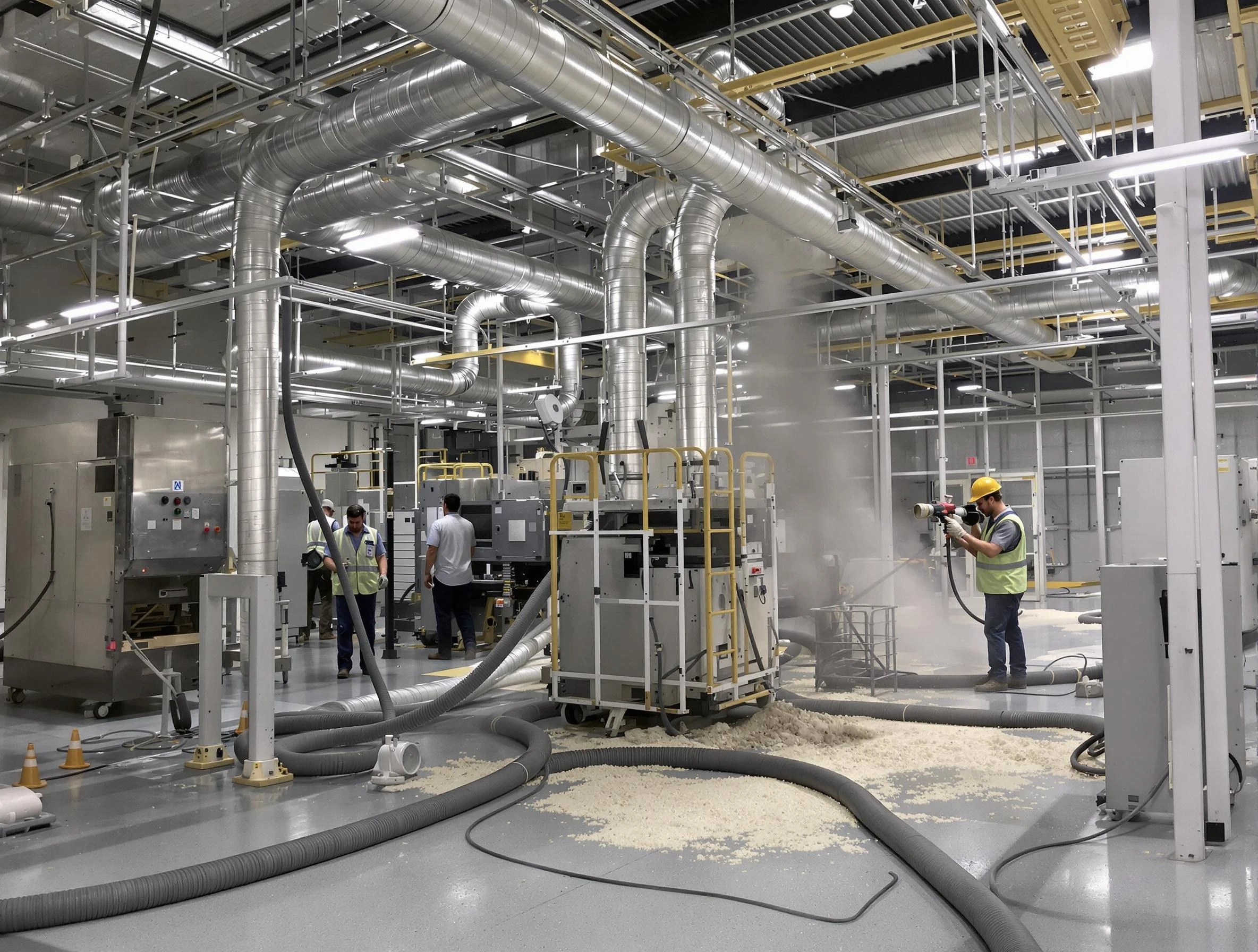 Heavy-duty industrial duct cleaning by Sandston Air Duct Cleaning in Sandston